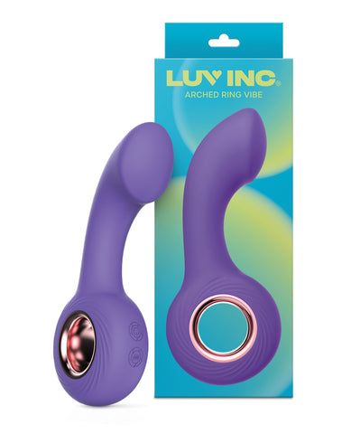 Luv Inc. Arched Ring Vibrator - Purple