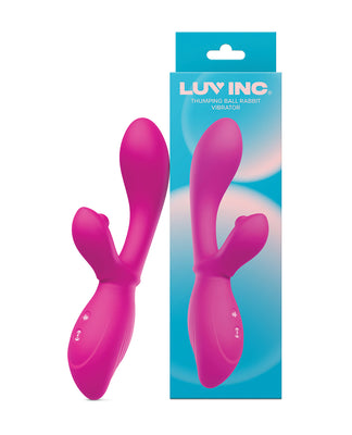 Luv Inc. Thumping Ball Rabbit - Pink