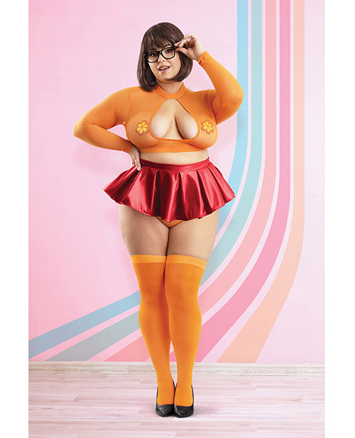 Play Mystery Mistress 6 pc Set - Orange/Red 1X/2X - LUST Depot