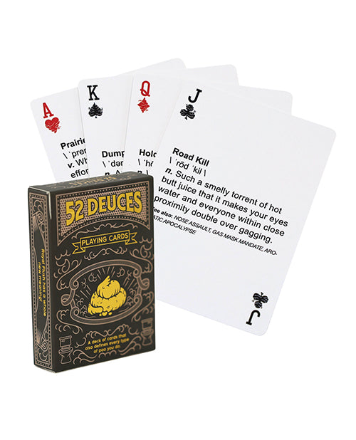 52 Deuces Poop Themed Playing Cards