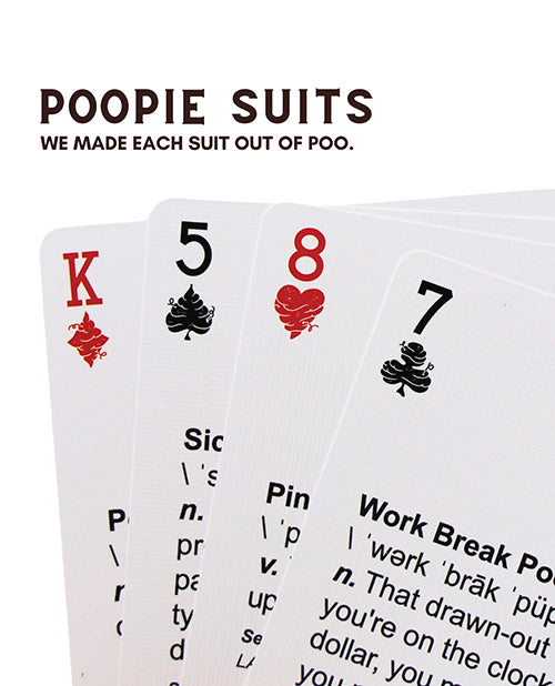 52 Deuces Poop Themed Playing Cards