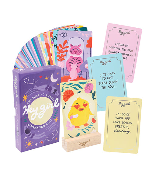 Hey Girl Sassy & Sweary Affirmation Deck For Women