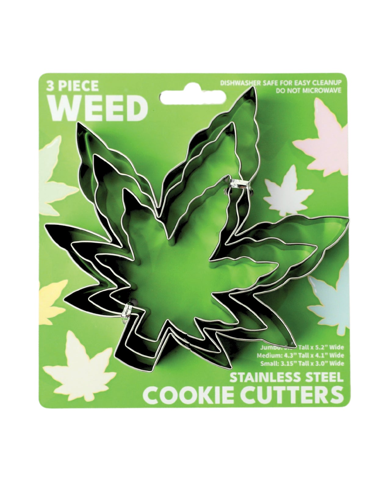 Cookie Cutter Sets - 3 pc Weed