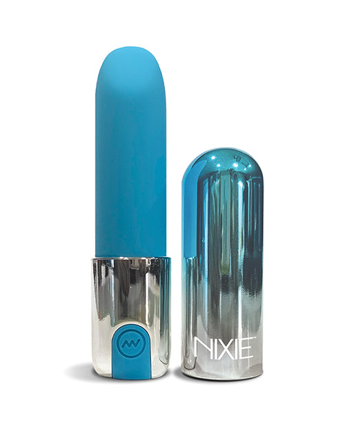 Nixie Smooch Rechargeable Lipstick Vibrator - Blue Ombre