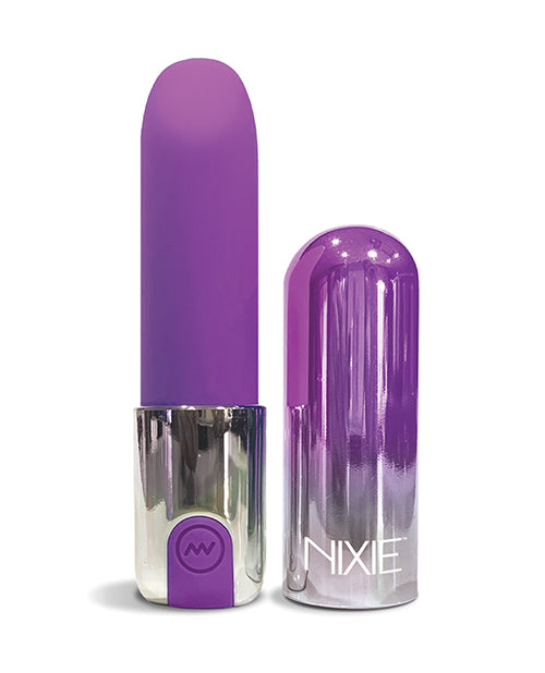 Nixie Smooch Rechargeable Lipstick Vibrator - Purple Ombre