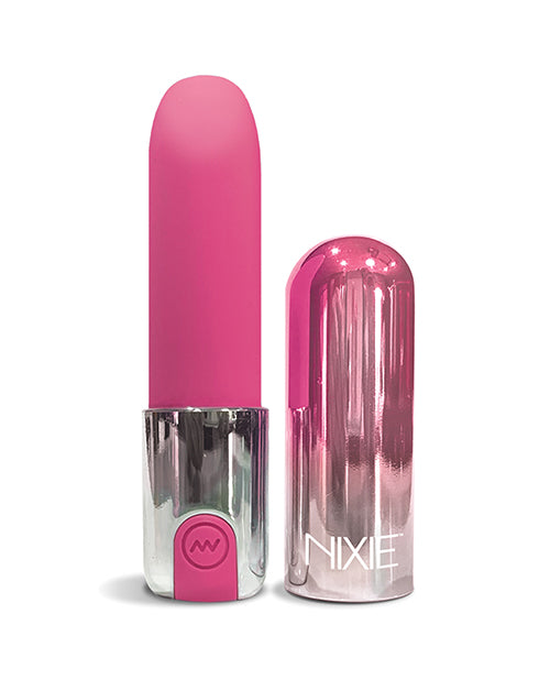 Nixie Smooch Rechargeable Lipstick Vibrator - Pink Ombre