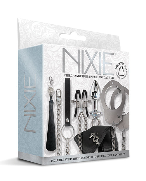 Nixie Interchangeable 8 Pc Bondage Kit - LUST Depot