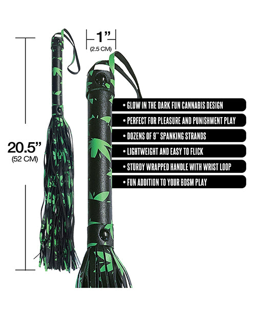 Stoner Vibes Glow in the Dark Flogger - LUST Depot