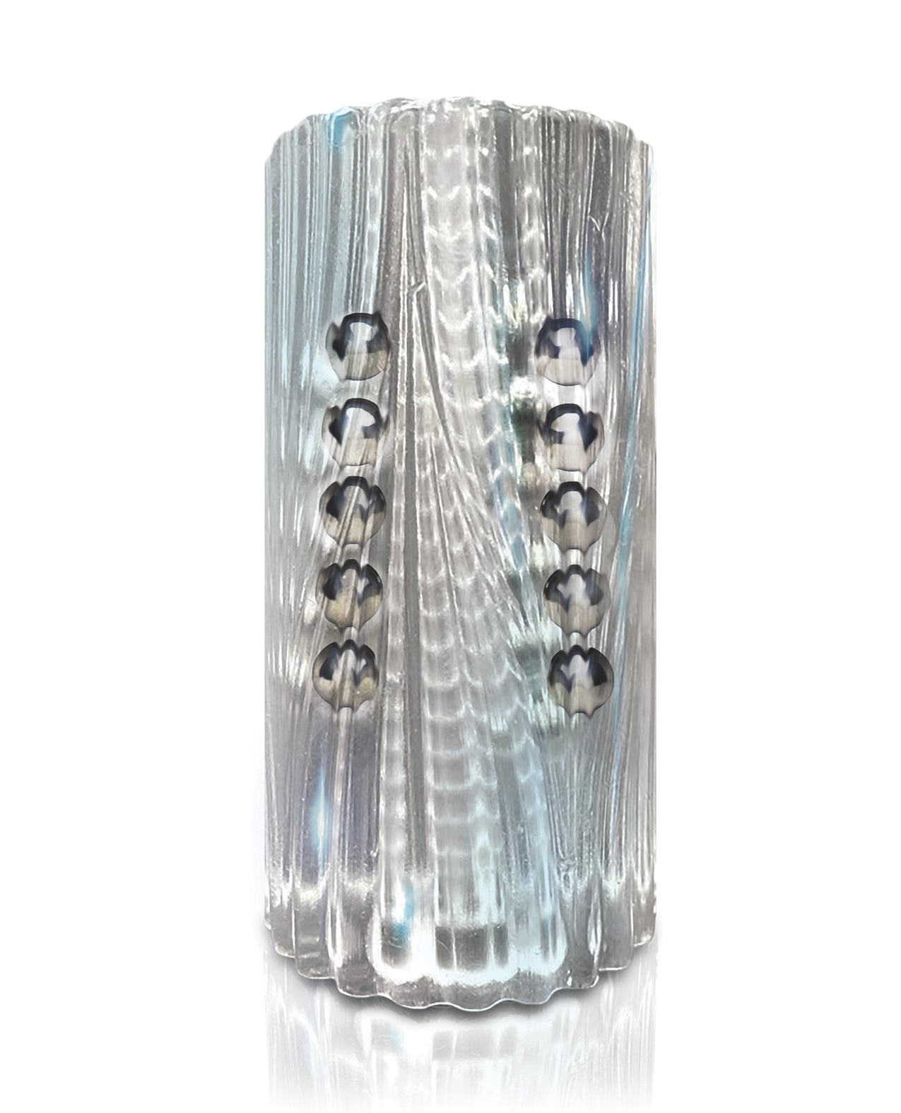 MSTR B8 Balls to the Wall Clear-View Beaded Stroker - Clear