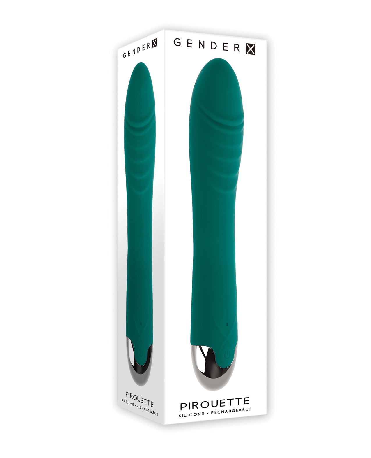 Gender X Pirouette Twirling Vibrator - Teal