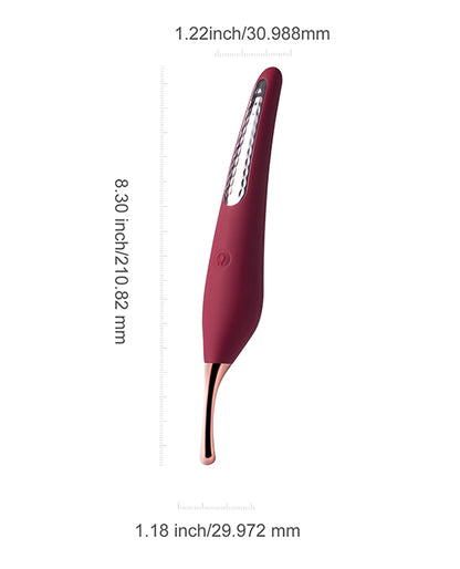 Ms. Honey Pinpoint Clit Vibrator & Nipple Stimulator - Red Wine - LUST Depot