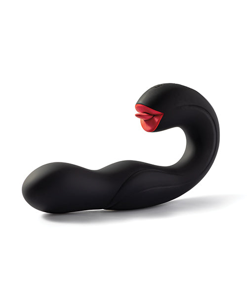 Joi Pro Rotating Head G-spot Vibrator & Clit Licker W/remote - Black - LUST Depot