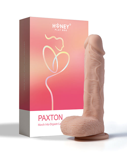 Paxton App Controlled Realistic 7.5" Thrusting Dildo Vibrator - Ivory