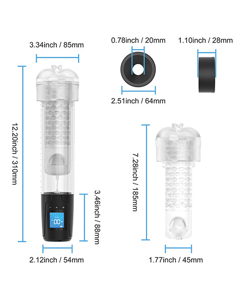 Calvin Vibrating Pump - White - LUST Depot