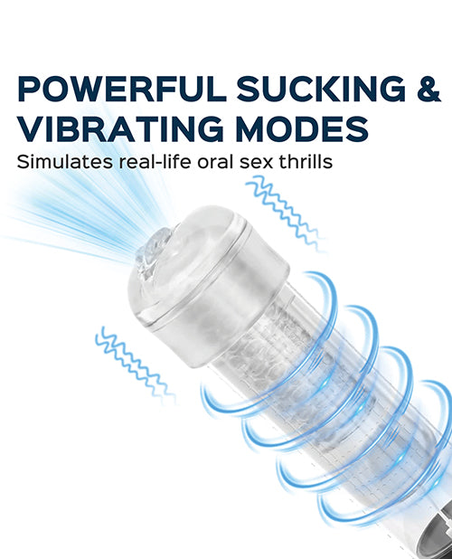 Calvin Vibrating Pump - White - LUST Depot