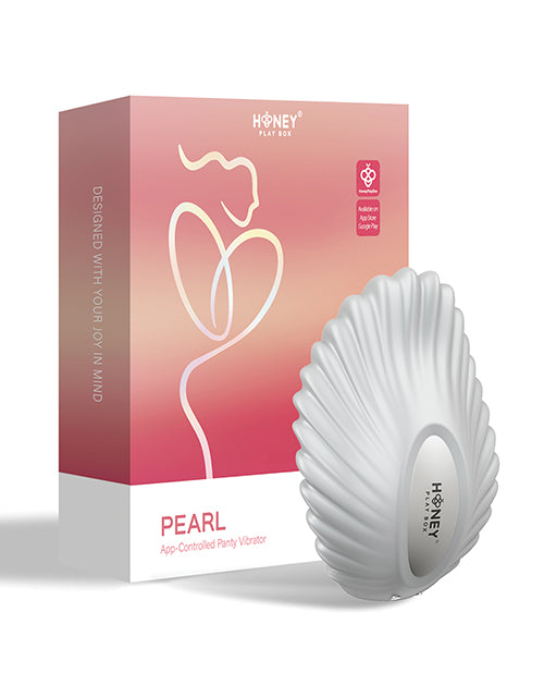 Pearl App-Controlled Magnetic Panty Vibrator - White - LUST Depot