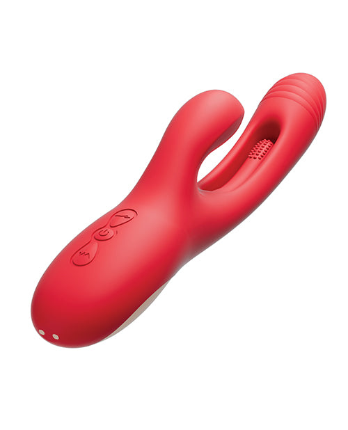 Bora-Rabbit Tapping G-spot Vibrator - Red