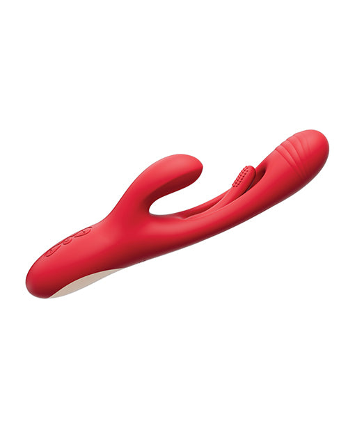 Bora-Rabbit Tapping G-spot Vibrator - Red