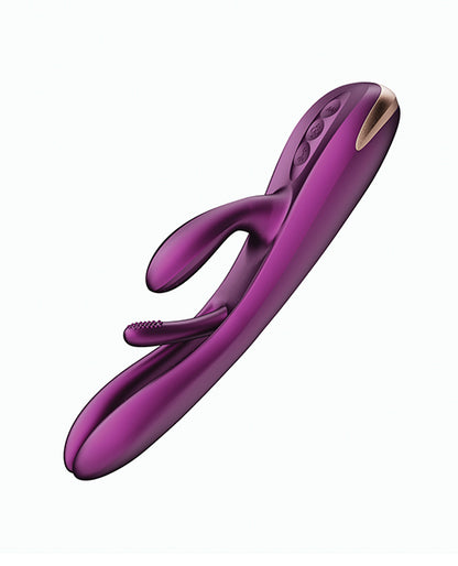 Terri App Controlled Kinky Finger Tapping Rabbit Vibrator - Purple