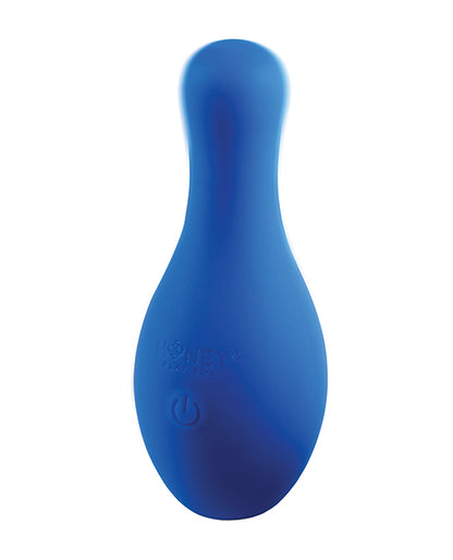 Striker the Bowling Pin Vibrator - Blue