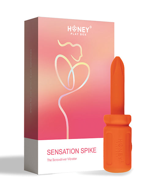 Sensation Spike the Screwdriver Vibrator - Orange