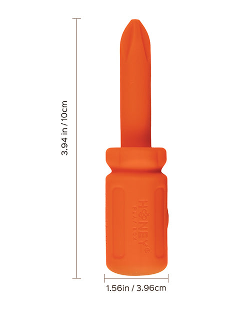 Sensation Spike the Screwdriver Vibrator - Orange - LUST Depot