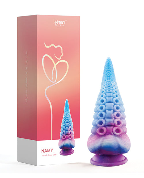 Namy Tentacle Shape Suction Cup Dildo - Multi Color