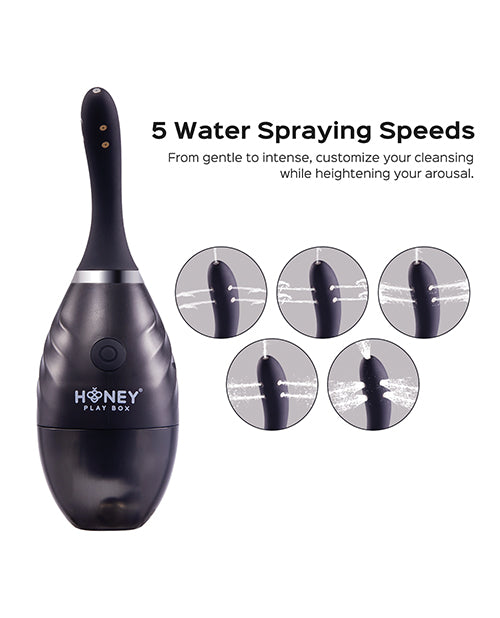 Bulby Auto Spray Anal Douche System - Black - LUST Depot