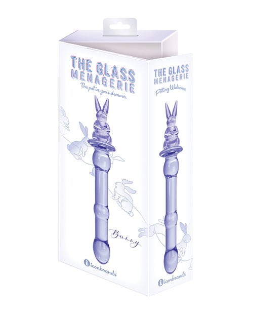 Glass Menagerie Rabbit Glass Dildo - Pink - LUST Depot