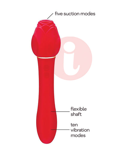 Wild Rose & Vibrator - Red - LUST Depot