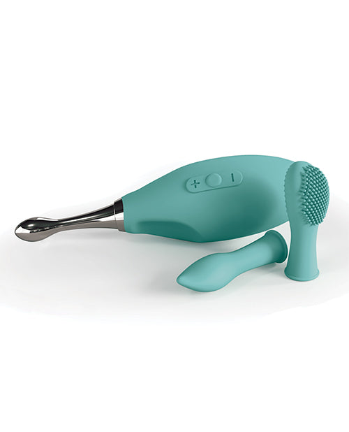 JimmyJane Focus Pro Stimulator - Teal - LUST Depot