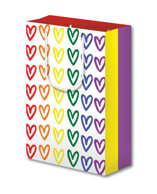 Pride Hearts Gift Bag