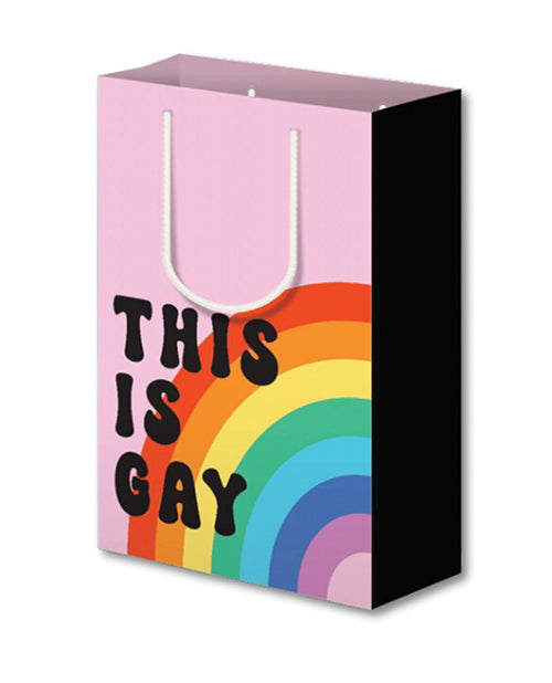 This Is Gay Rainbow Gift Bag - LUST Depot