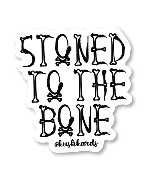 Halloween Stoned to the Bone Sticker - Pack of 3 - LUST Depot