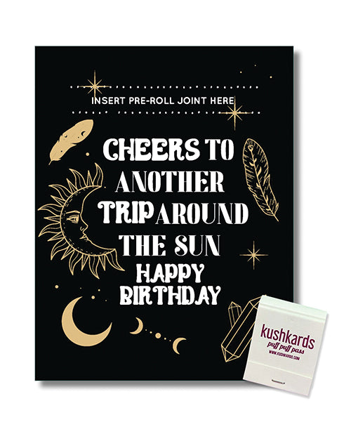 Cheers to Another Trip Around the World Greeting Card w/Matchbook - LUST Depot