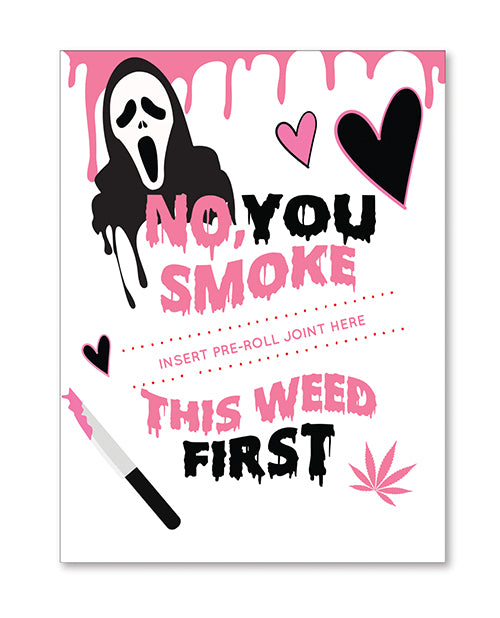 Halloween GhostFace Greeting Card w/Matchbook - LUST Depot