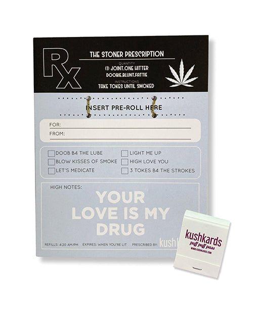 The Stoner Prescription Greeting Card w/Matchbook - LUST Depot