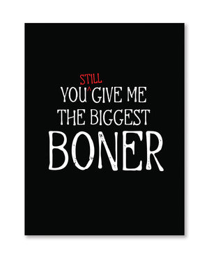 Biggest Boner Tonight Greeting Card