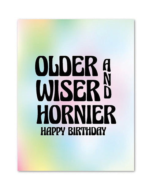 Older, Wiser, & Hornier Birthday Greeting Card - LUST Depot