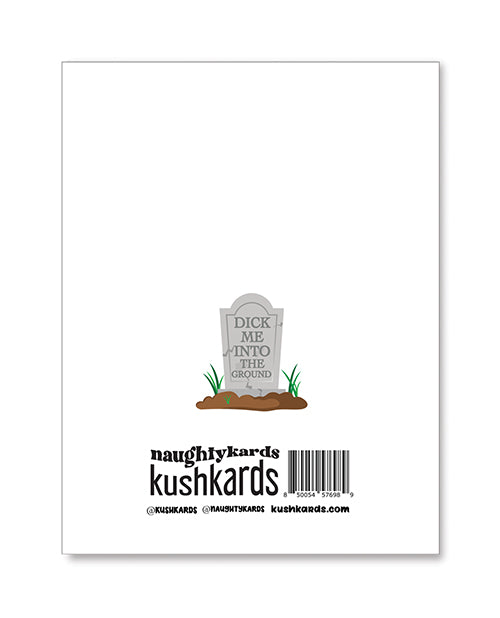 Halloween Dick In Ground Greeting Card w/Sticker - LUST Depot