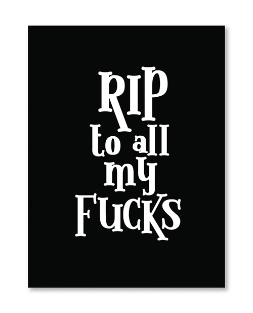 Halloween Rip Fucks Greeting Card w/Sticker - LUST Depot