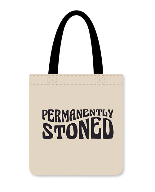 Permanently Stoned Reusable Tote - Black/White - LUST Depot