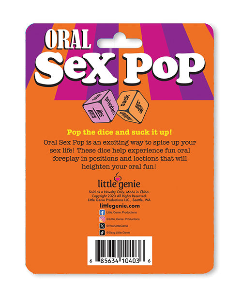 Oral Sex Pop Dice Couples Game - LUST Depot