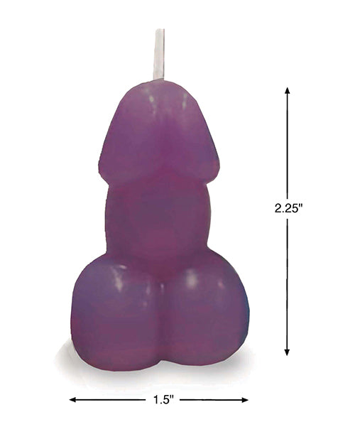 Eden's Penis Candle - Purple - Vanilla