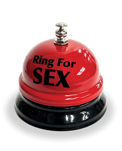 Ring the Bell for Sex Desk Bell - Red/Black - LUST Depot