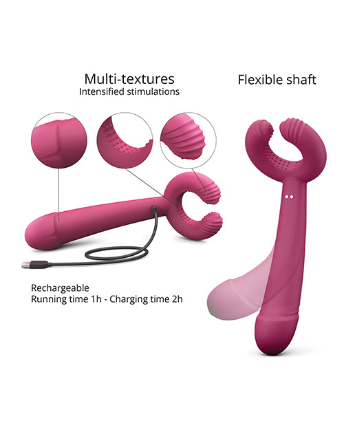 Love to Love Please Me Multi-Play Vibrator - Plum Star - LUST Depot