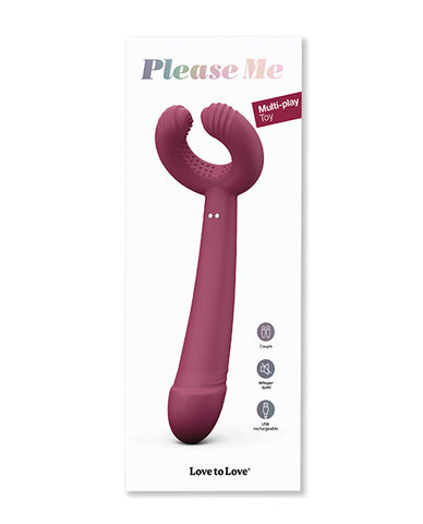 Love to Love Please Me Multi-Play Vibrator - Plum Star