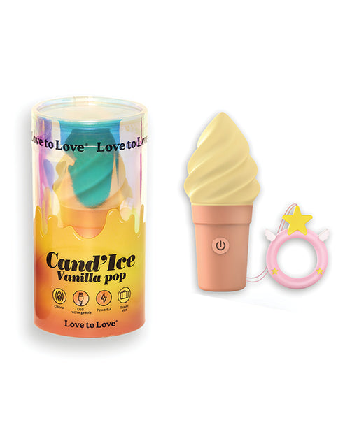 Love to Love Cand'ice Ice Cream Cone Stimulator - Vanilla Pop - LUST Depot