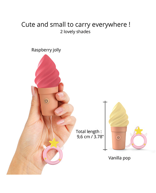 Love to Love Cand'ice Ice Cream Cone Stimulator - Raspberry Jolly