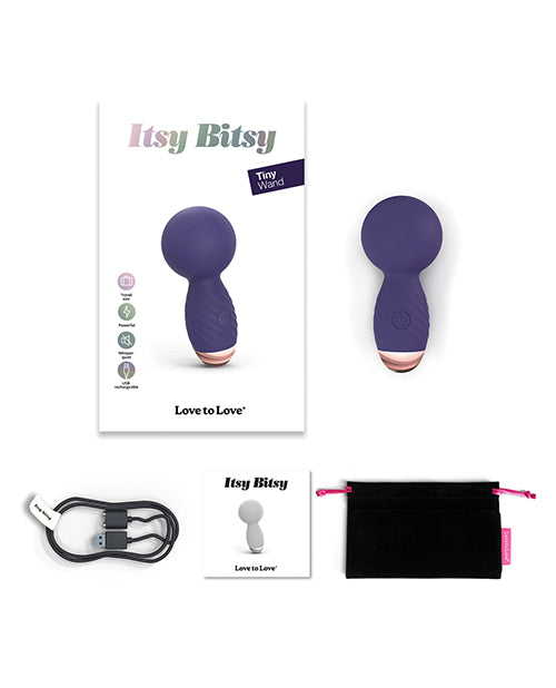 Love to Love Itsy Bitsy Mini Wand - Midnight Indigo